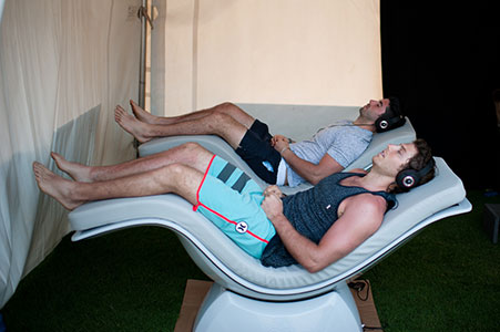 Zen Sound Chair at Wanderlust 2014