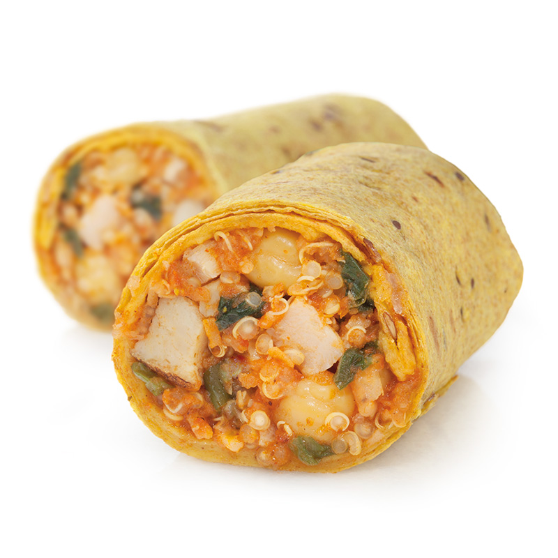 Chicken Coconut Curry Frozen Burrito