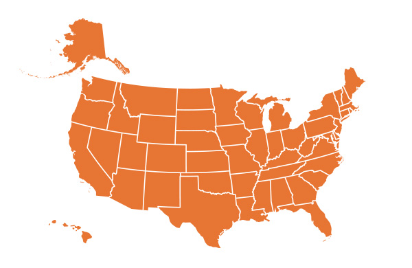 Luvo Store Locator US Map