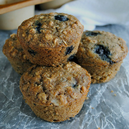 Healthy Blueberry Muffins