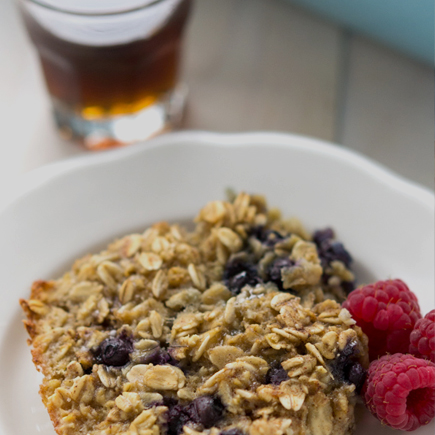 Blueberry Baked Oatmeal