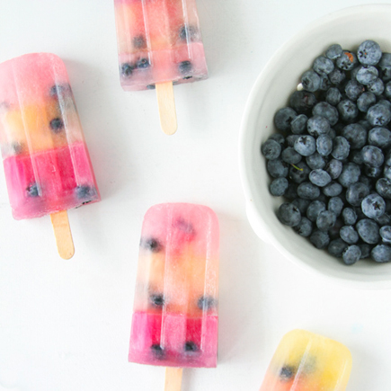 The Best Blueberry Popsicle