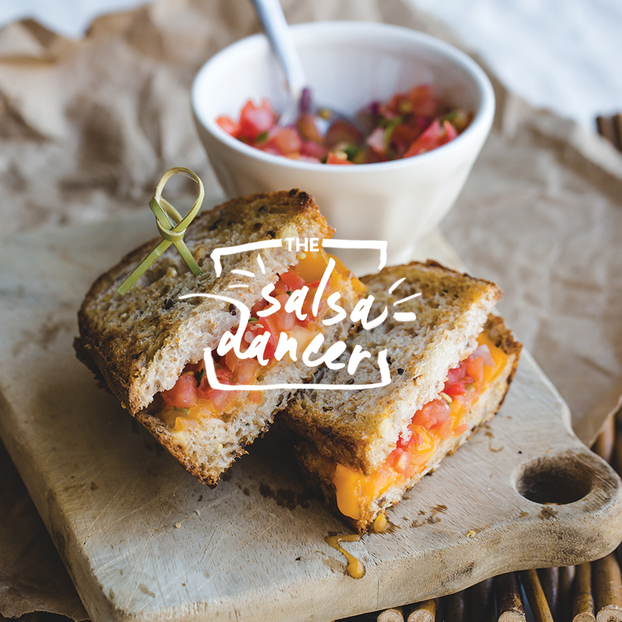 "The Salsa Dancer" Grilled Cheese Sandwich Recipe 