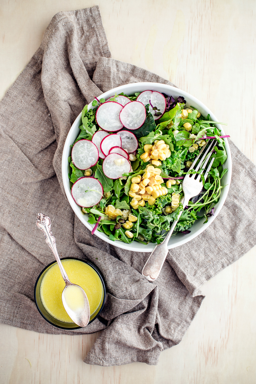 Take your salad up a notch with this Corn Milk Dressing #Recipe from @luvoinc